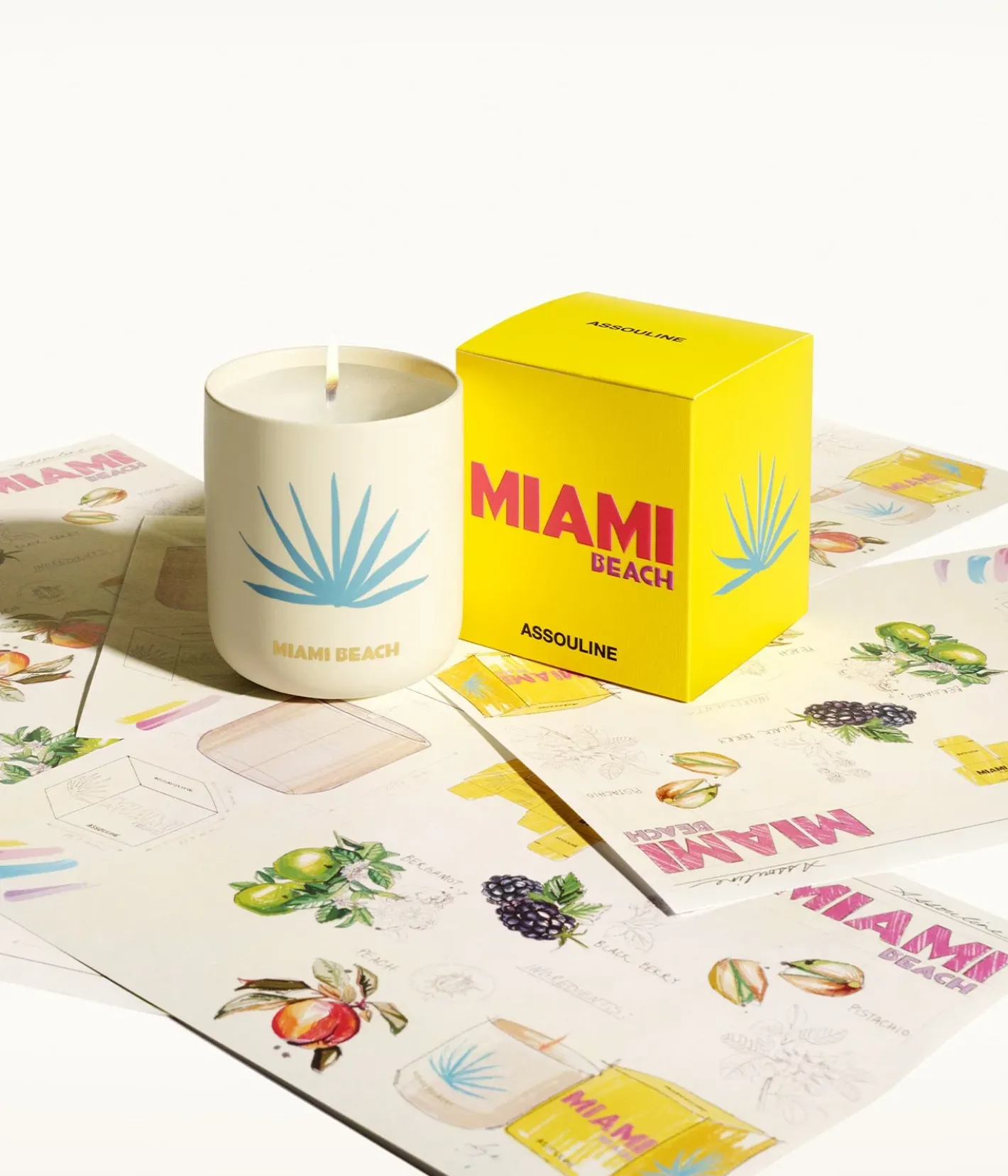 ASSOULINE Miami Beach - Travel From Home Candle^ Candles|Travel